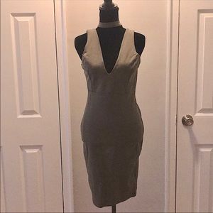 3/$25 Bodycon Mock Choker Dress